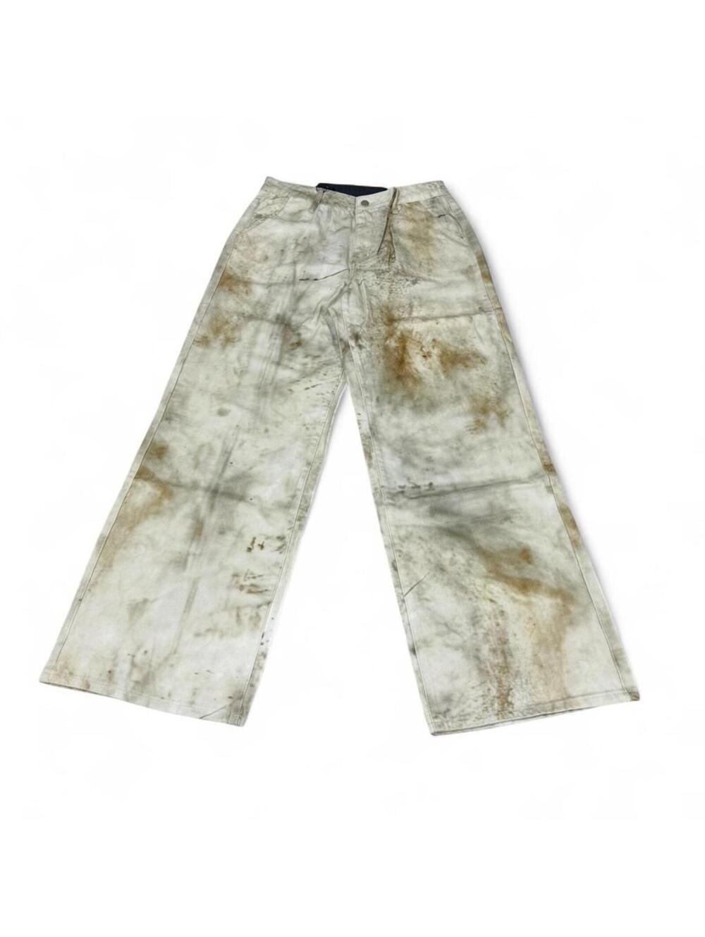 Dirty shade print  light weight denim jeans